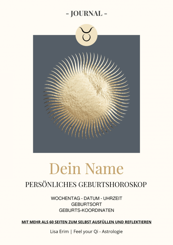 Das Buch Deines Lebens Geburtshoroskop Journal
