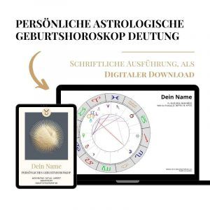 Produktbild Geburtshoroskop schriftliche Ausführung Feel your Qi Astrologie