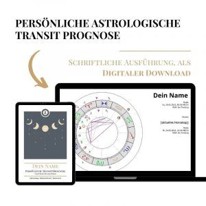 Was bring die Zukunft? Persönliche astrologische Transitprognose schriftlich Digital