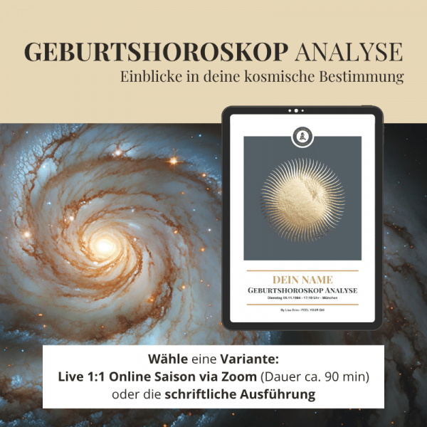 Persönliche Geburtshoroskop Analyse - Einblicke in deine kosmische Bestimmung
